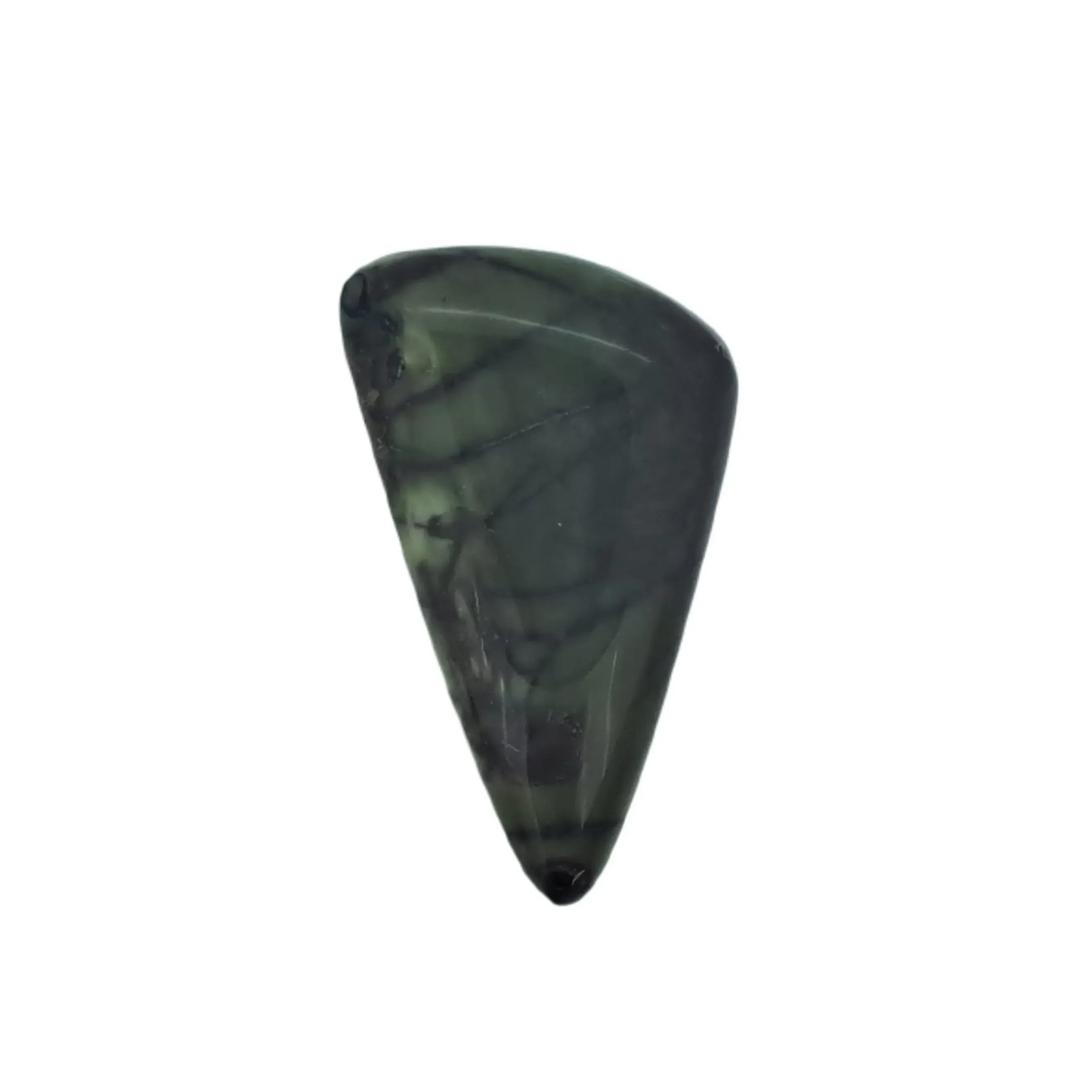 Green Spiderweb Rhyolite Cabochon 20ct
