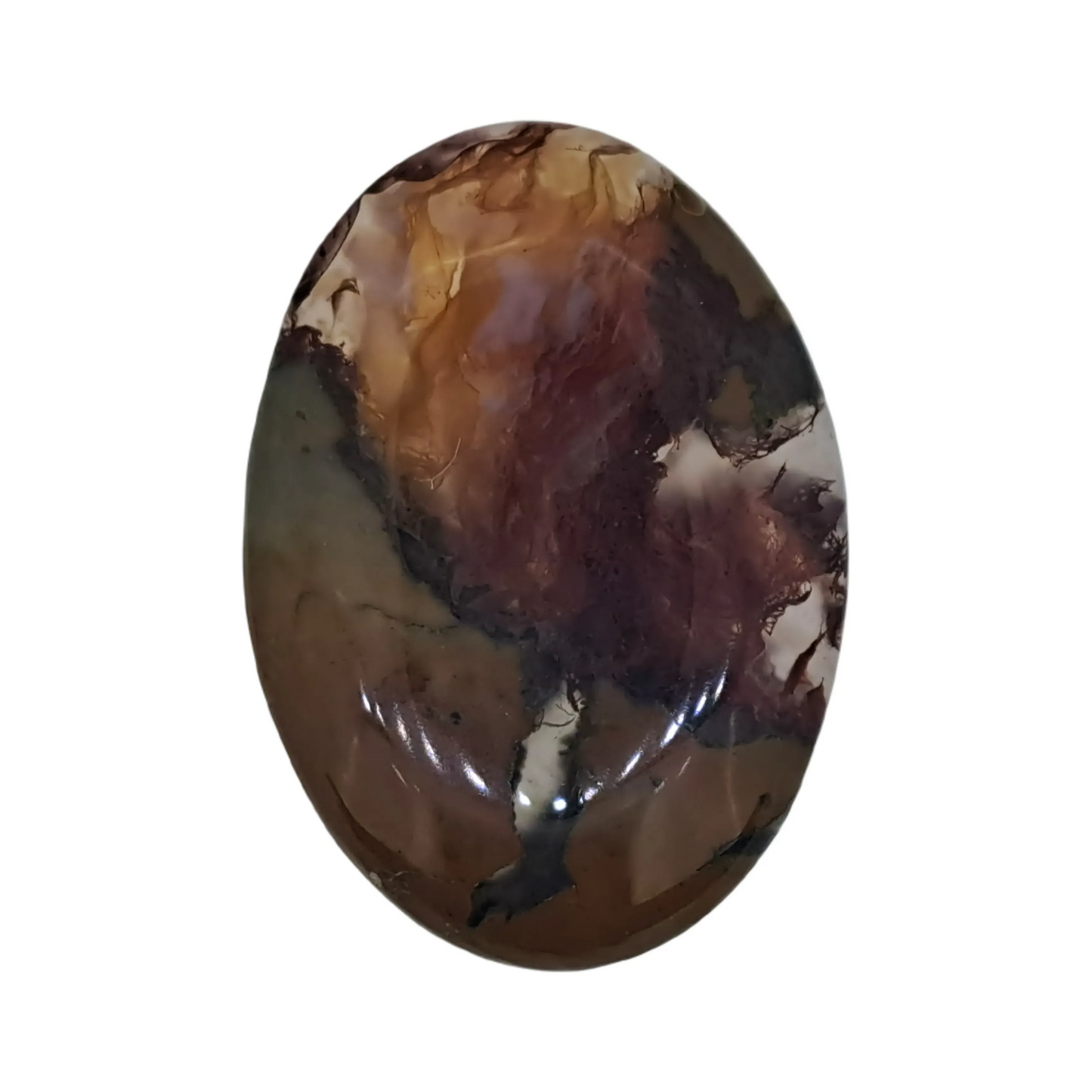 Priday Plume Agate Cabochon 41ct