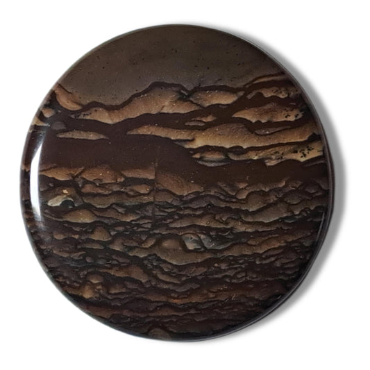 Blue Deschutes Jasper Cabochon 57ct